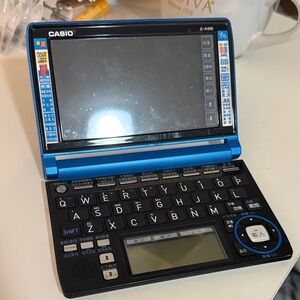Casio E-A99 Electronic Dictionary in Blue and Black